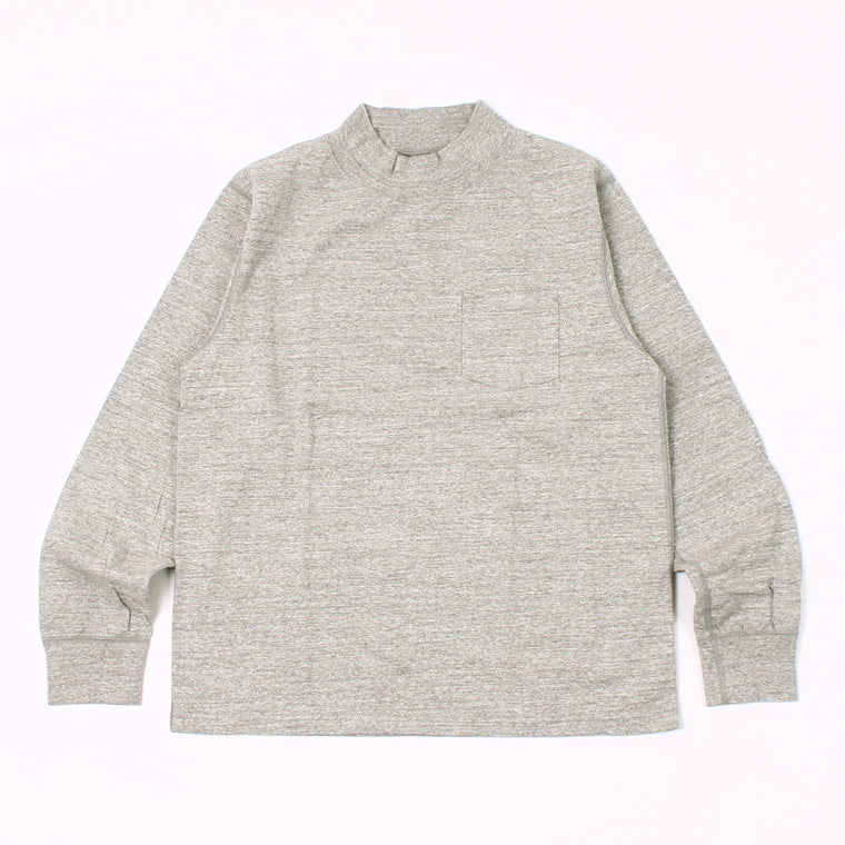 FELCO L/S MOCK NECK POCKET T 7oz 18 SINGLE JERSEY