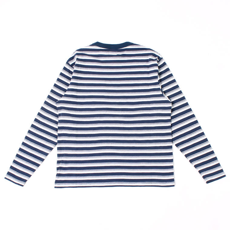 FELCO L/S BINDER NECK CREW STRIPE POCKET T AMERICAN DRY JERSEY STRIPE2