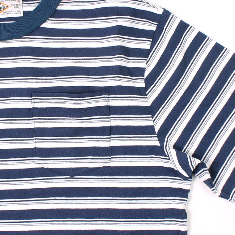 FELCO L/S BINDER NECK CREW STRIPE POCKET T AMERICAN DRY JERSEY STRIPE2