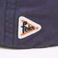 FELCO NEW SHAPE STONE WASHED TWILL BB CAP W/OLD FONT "F" FELT WAPPEN
