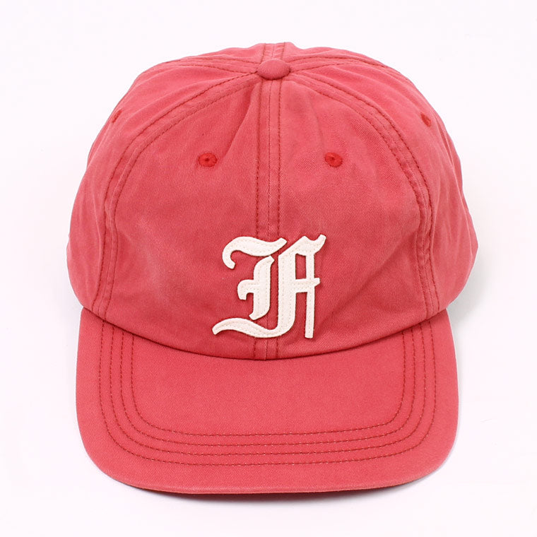 FELCO NEW SHAPE STONE WASHED TWILL BB CAP W/OLD FONT "F" FELT WAPPEN