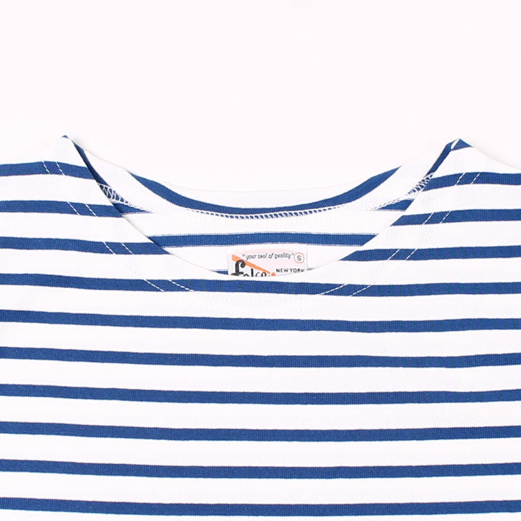 FELCO S/S BOAT MARINE NECK TEE - AMERICAN VINTAGE JERSEY FABRIC